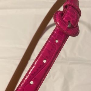 Pink leather Lauren Ralph Lauren belt
